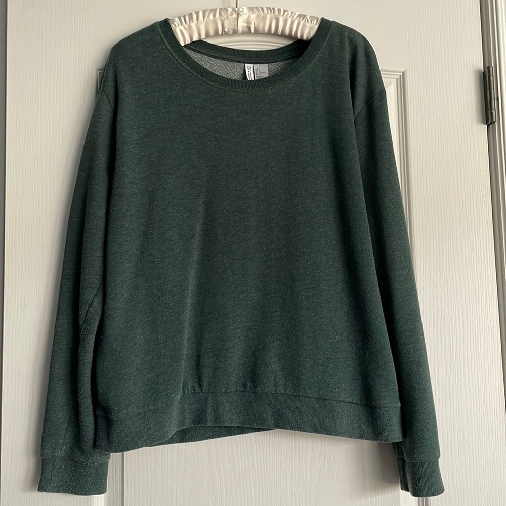 H&M Divided Pullover Sweater, Size: L, Teal